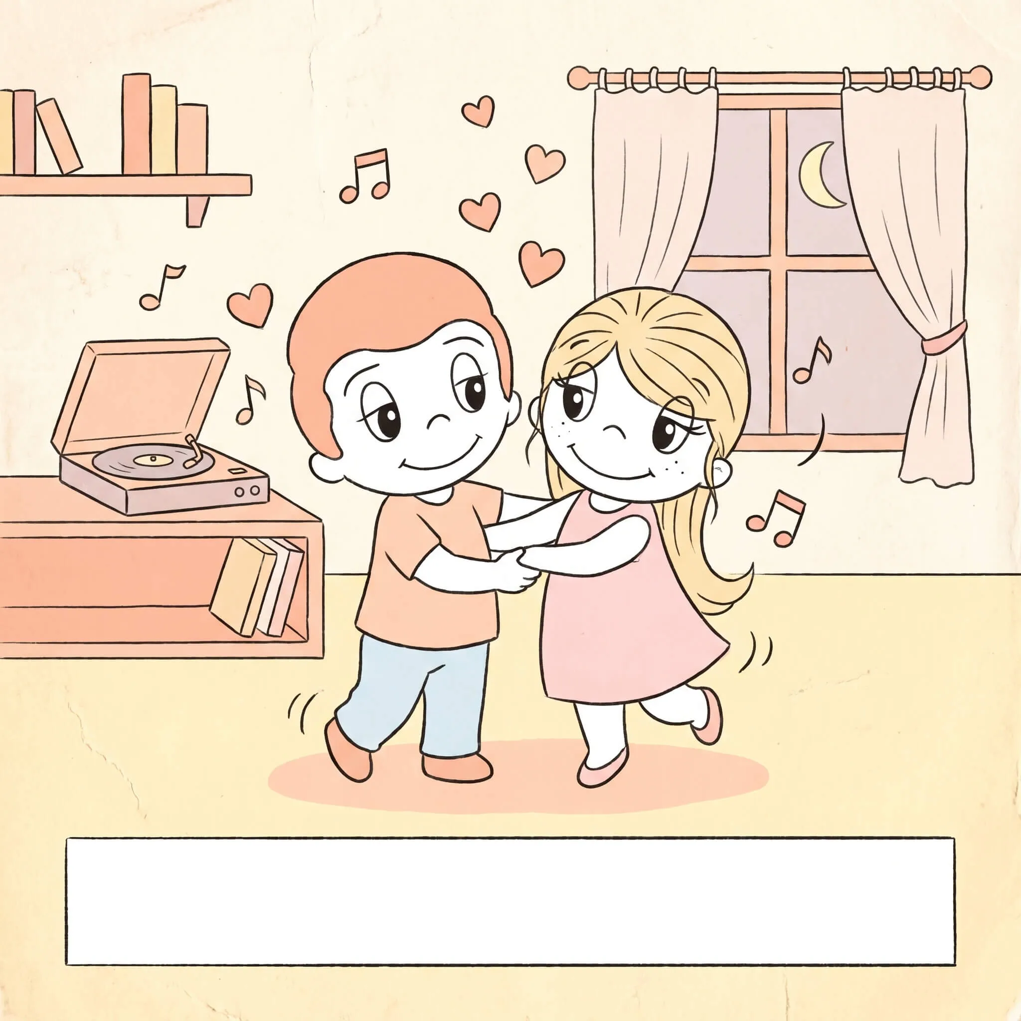 Открытка в стиле Love Is: промт для нейросети с примерами