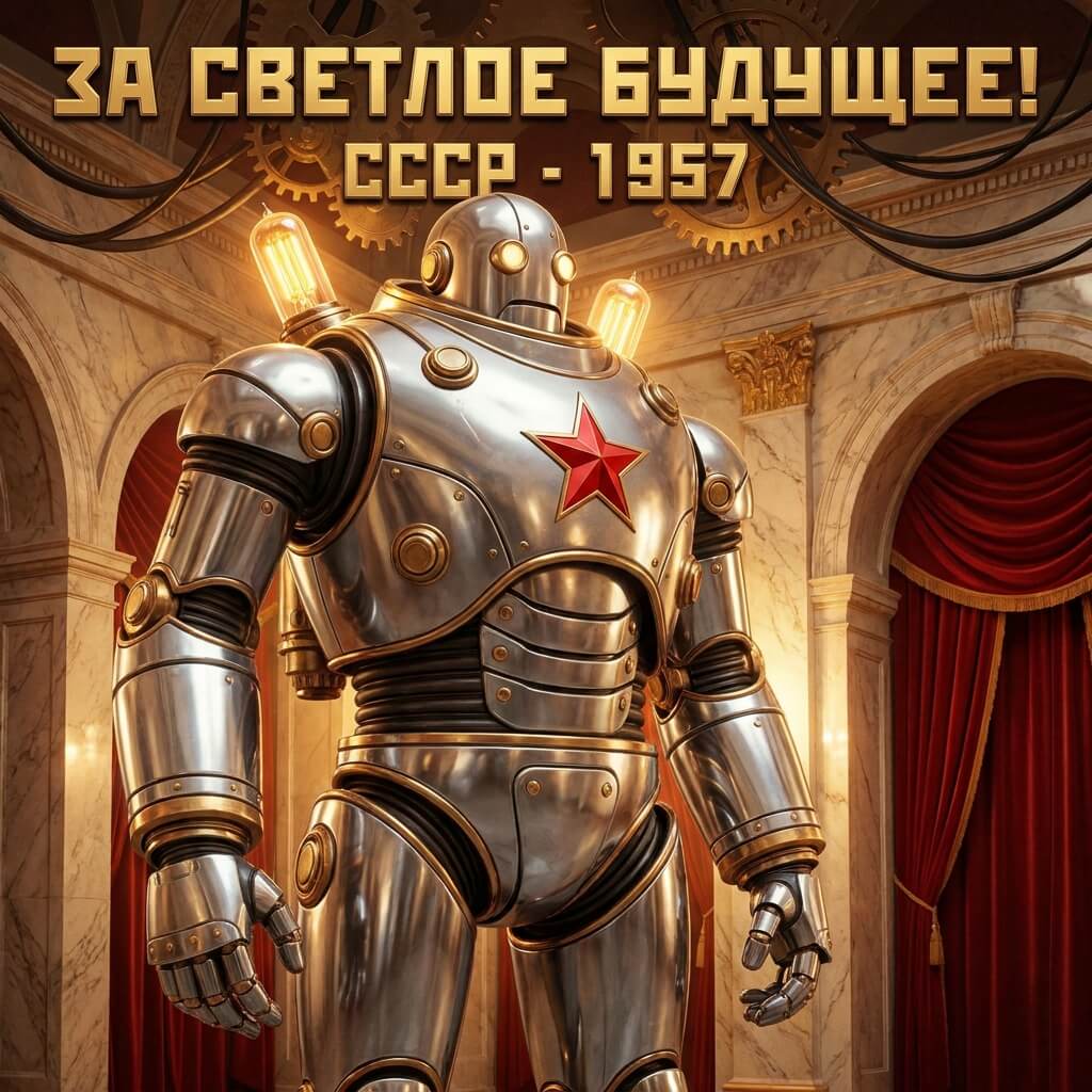 Промт для интерьера советского дворца